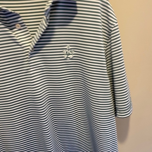 Peter millar button up large green - Picture 3 of 12